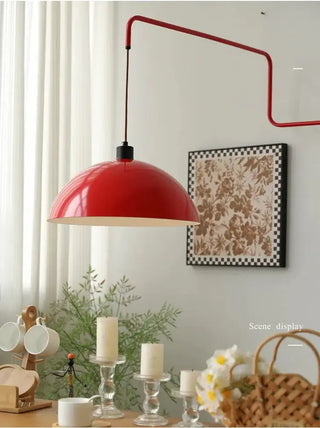Classic Long Arm Adjustable Pendant Wall Light-Wall Lights