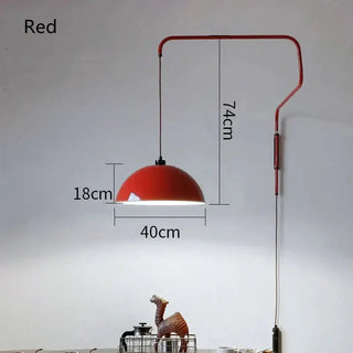 Classic Long Arm Adjustable Pendant Wall Light-Wall Lights