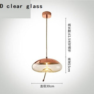 Clear Glass Pendant Light for Captivating Ambiance-Pendant Lights