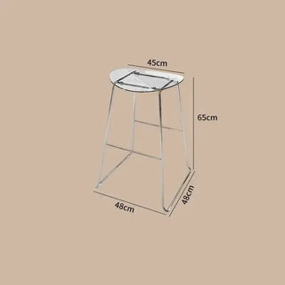 ClearView Acrylic Bar Stool – Transparent Minimalism for Modern Spaces-Bar Stools