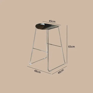 ClearView Acrylic Bar Stool – Transparent Minimalism for Modern Spaces-Bar Stools