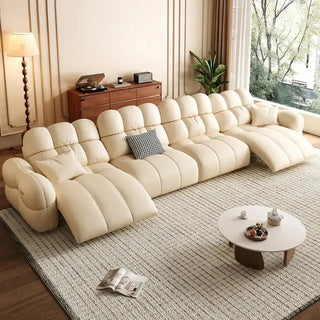 Cloud Lazy Puff Extendable Large Sofa-Sofa Set