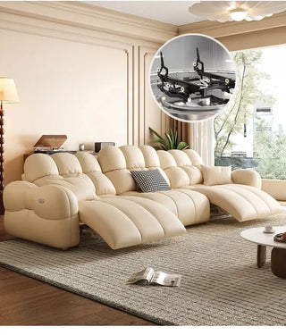 Cloud Lazy Puff Extendable Large Sofa-Sofa Set