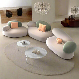 Cloud Puff Designer Sofa Set: Show-Stopping Furniture-Sofa Set