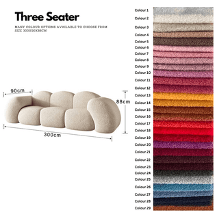 Cloud-Shaped Designer Sofa – Ultra-Plush Modern Luxury Seating-Sofa Set