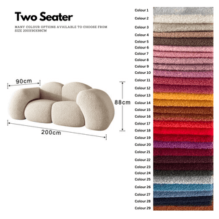 Cloud-Shaped Designer Sofa – Ultra-Plush Modern Luxury Seating-Sofa Set