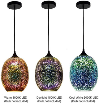 Colorful Fireworks Starry Sky Hanging Glass Chandelier-Pendant Lights
