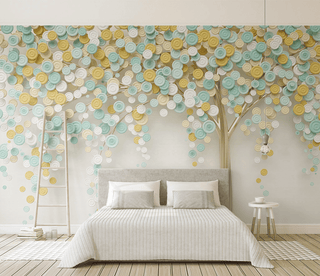 Colourful 3D Tree Wallpaper Murals - Transform Your Space-Trees Wallpaper