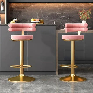 Comedor Bar Chair Stool Height Swivel-Bar Stools