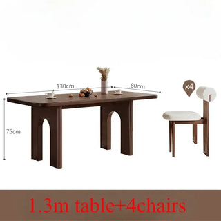Comedor Classic Dining Table Set – Wooden Modern Dining Room Furniture-Dining Tables