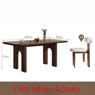 Comedor Classic Dining Table Set – Wooden Modern Dining Room Furniture-Dining Tables