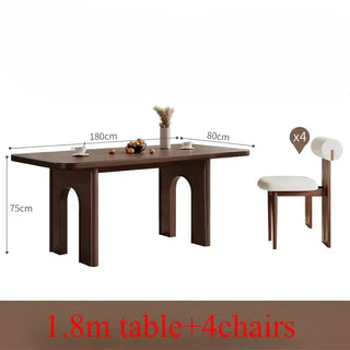 Comedor Classic Dining Table Set – Wooden Modern Dining Room Furniture-Dining Tables