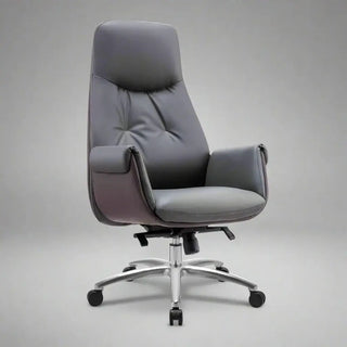 Comfortable Adjustable Executive Leather Office Chair – Modern Swivel Ergonomic Design-Office Chairs