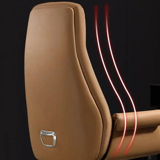 Comfortable Adjustable Executive Leather Office Chair – Modern Swivel Ergonomic Design-Office Chairs