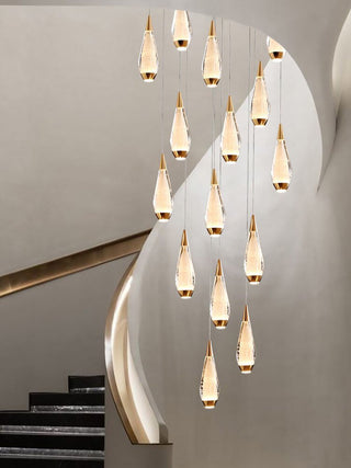 Cones Staircase Chandelier: Exquisite Lighting Solution-Chandeliers