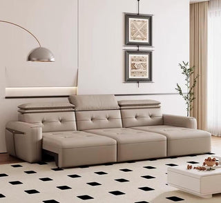 Convertible Sofa Bed - Multifunctional Leather Sofa Set-Sofa Set