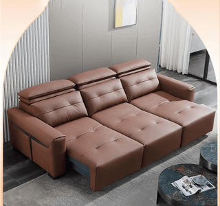 Convertible Sofa Bed - Multifunctional Leather Sofa Set-Sofa Set