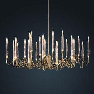 Copper Candles Chandelier: Elegant Lighting Solution-Chandeliers