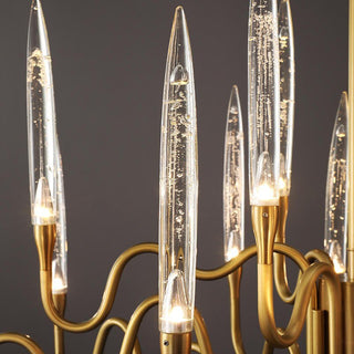 Copper Candles Chandelier: Elegant Lighting Solution-Chandeliers