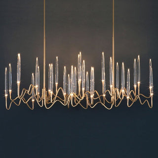 Copper Candles Chandelier: Elegant Lighting Solution-Chandeliers