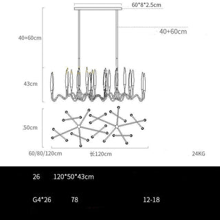 Copper Candles Chandelier: Elegant Lighting Solution-Chandeliers