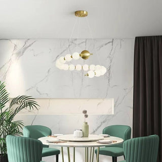 Copper Molecular Balls Chandelier for Living Room-Chandeliers