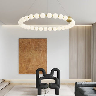 Copper Molecular Balls Chandelier for Living Room-Chandeliers