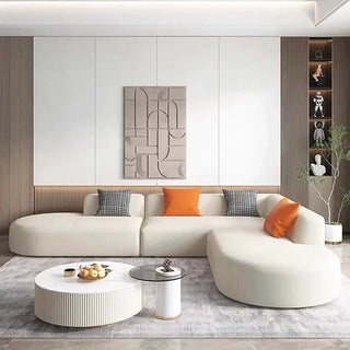 Corner Sectional Lazy Floor Sofa-Sofa Set