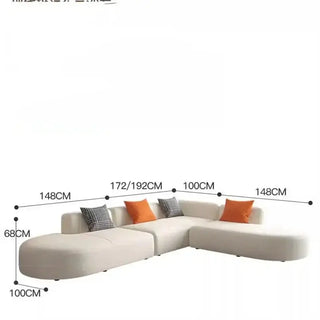 Corner Sectional Lazy Floor Sofa-Sofa Set