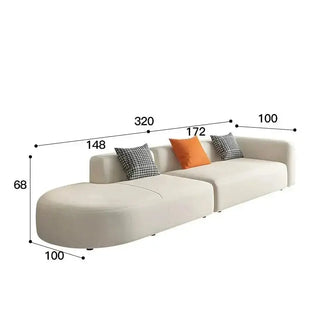 Corner Sectional Lazy Floor Sofa-Sofa Set
