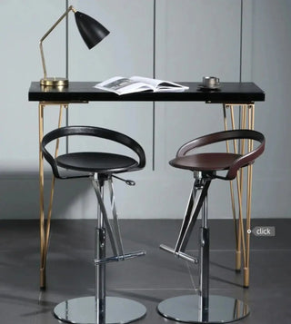 Counter Ergonomic Bar Chair for Kitchen Island Counter-Bar Stools