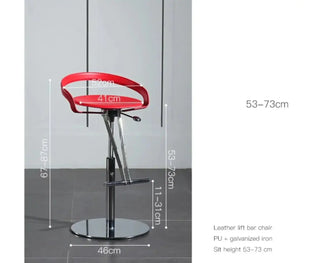 Counter Ergonomic Bar Chair for Kitchen Island Counter-Bar Stools