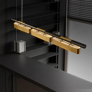 Creative Black Gold Combination Hanging Lamp-Kitchen Island