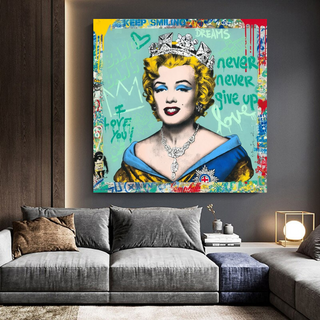 Crowned: Marilyn Pop Art - Discover the Iconic Piece-Marilyn Monroe Art
