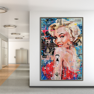 Crowned - Marilyn Pop Art: Expression of Iconic Beauty-Marilyn Monroe Art