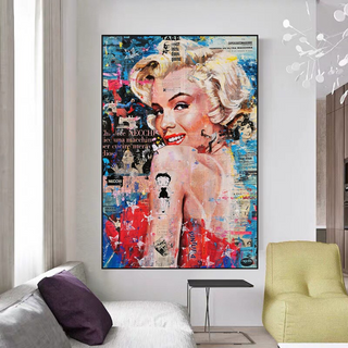 Crowned - Marilyn Pop Art: Expression of Iconic Beauty-Marilyn Monroe Art