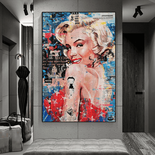 Crowned - Marilyn Pop Art: Expression of Iconic Beauty-Marilyn Monroe Art