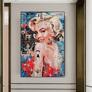 Crowned - Marilyn Pop Art: Expression of Iconic Beauty-Marilyn Monroe Art