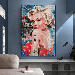 Crowned - Marilyn Pop Art: Expression of Iconic Beauty-Marilyn Monroe Art