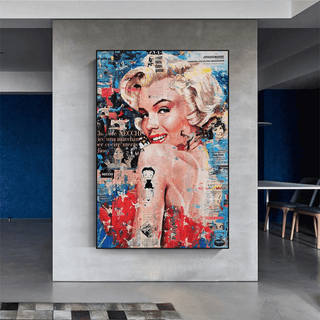 Crowned - Marilyn Pop Art: Expression of Iconic Beauty-Marilyn Monroe Art