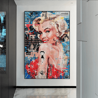 Crowned - Marilyn Pop Art: Expression of Iconic Beauty-Marilyn Monroe Art