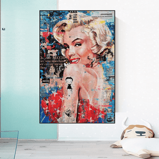 Crowned - Marilyn Pop Art: Expression of Iconic Beauty-Marilyn Monroe Art