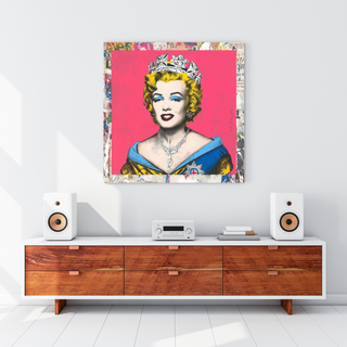 Crowned: Marilyn Pop Art – Perfect Blend of Royalty-Marilyn Monroe Art