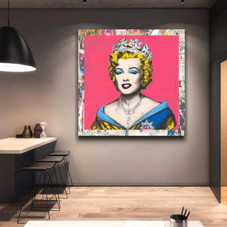 Crowned: Marilyn Pop Art – Perfect Blend of Royalty-Marilyn Monroe Art