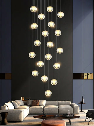 Crystal Ball Staircase Chandelier: Enhancing Your Space-Staircase Chandeliers