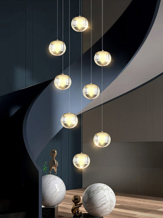 Crystal Ball Staircase Chandelier: Enhancing Your Space-Staircase Chandeliers