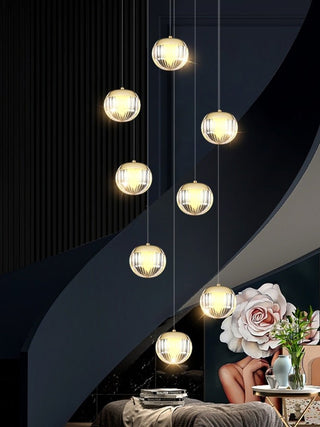 Crystal Ball Staircase Chandelier: Enhancing Your Space-Staircase Chandeliers