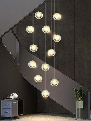 Crystal Ball Staircase Chandelier: Enhancing Your Space-Staircase Chandeliers