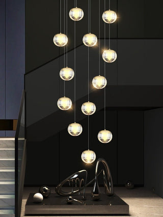 Crystal Ball Staircase Chandelier: Enhancing Your Space-Staircase Chandeliers
