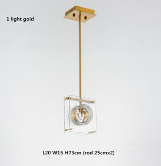 Crystal Balls Chandelier - Kitchen Island Lighting-Kitchen Island